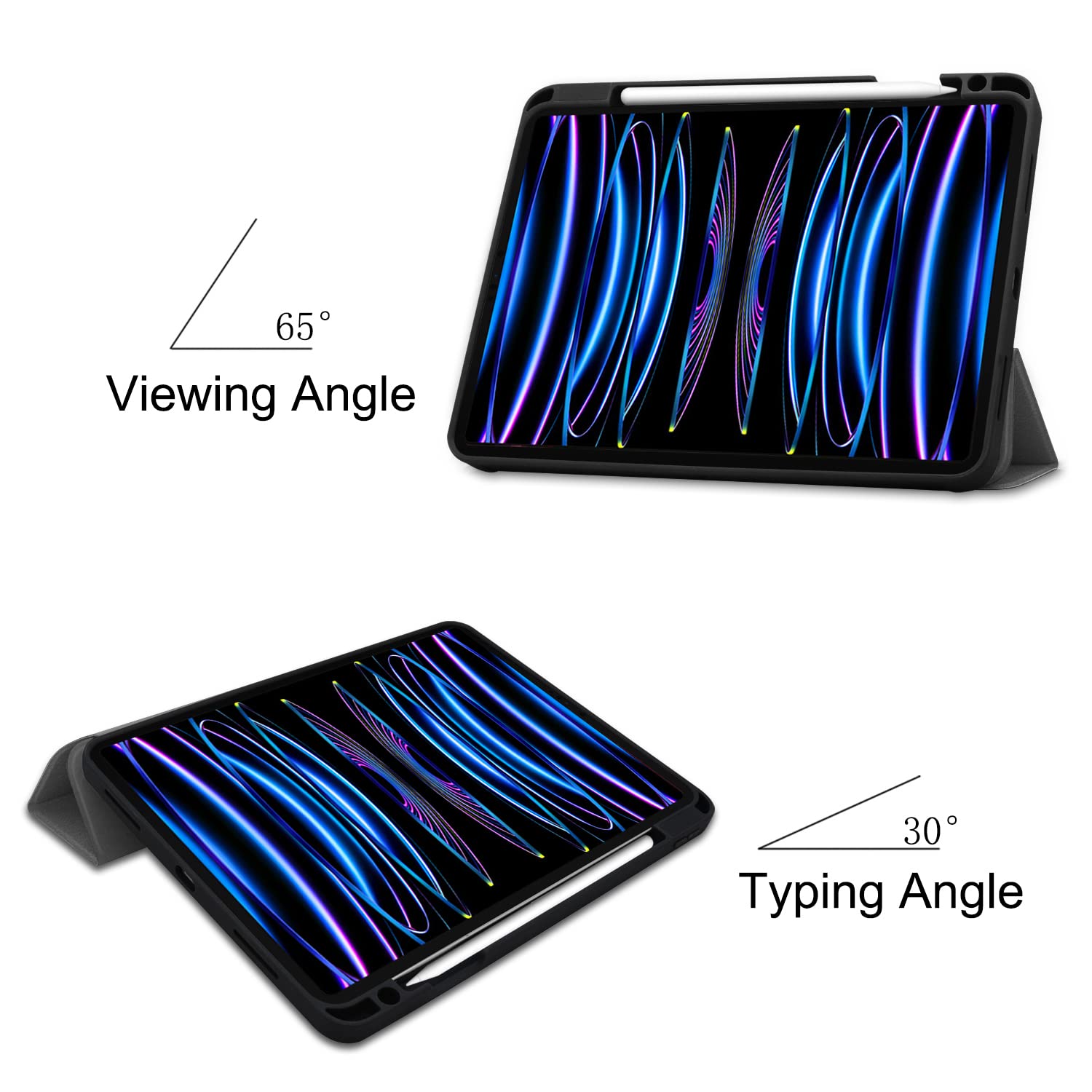 Amazon.co.jp: iPad Pro 11 第4/3/2/1世代 ケース Apple Pencil 充電